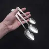 Cuchillo, Tenedor, Cuchara de Acero Inoxidable, Cuchillo para Filete Redondo de Restaurante, Tenedor, Cuchara para Sopa, Cuchara de Postre, Tenedor, Cucharilla de Café, Juego Sencillo de Cubiertos Occidentales