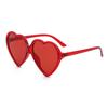 Nuevos Lentes en Forma de Corazón, Montura de Gafas de Sol de Corazón de Durazno a la Moda, Gafas de Sol Universales de Corazón Grande, Venta Directa de Fábrica de Gafas Cruzadas para Mujer 8660