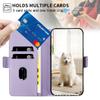 Adecuado para Funda de Cuero para Iphone17 16Pro Nuevo Cosido Curvo Bicolor Billetera para Tarjetas Funda Protectora 15Plus
