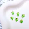 Novas decorações coloridas, translúcidas e pequenas de cavalo-marinho para nail art, apresentando animais de desenho animado do mundo subaquático, tachinhas para unhas e enfeites de resina