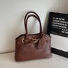 Bolso de Mano Retro de Alta Gama Bolso de Mujer 2024 Nueva Moda Otoño e Invierno Gran Capacidad Para Ir al Trabajo Bolso de Hombro Bolso Tote