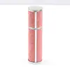 5ml Garrafa de Perfume Recarregável com Padrão de Cabeça Plana Portátil para Viagem Mini Frasco com Auto-Bomba Recarregável Vazio para Beleza Atacado