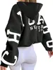 Sudadera con Capucha Nueva 2024 Estampado de Letras Sudadera Europea y Americana