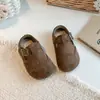 Sapatos de Couro Estilo Coreano para Meninas Infantis Solado Macio Estilo Britânico 2026 Primavera/Outono Novos Retro Sapatos Birkenstock Fashionáveis Sapatos de Salto Baixo