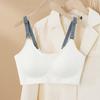 Sujetador de Lactancia Antibacteriano Sin Costuras Grado 7A, Ropa Interior de Maternidad Push-Up Inalámbrico, Camiseta sin Mangas de Lactancia para Mujer Talla Única