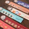 Regla de papel de celebridad de dibujos animados Regla suave creativa Regla de marcapáginas de dibujos animados para estudiantes de primaria Regla con texto inspirador Premios para estudiantes