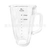 Accesorios para Máquina Rompe Muros Tiras Vidrio Mezclador Taza Vidrio Sodo-Cálcico Suministro Directo de Fábrica Taza de Vidrio para Jugo de 1.7 Litros