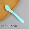 Palo para Mascarilla Facial Plástico Palo Mezclador de Mascarilla de Belleza Raspador Palo Aplicador Palo para Mascarilla Corporal Palo para Crema de Ojos Cuchara de Media Luna Venta al por Mayor