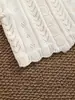 Chaleco de punto para niña con pequeñas mangas acampanadas, estilo primavera y otoño, 100% algodón puro, en stock, dulce diseño floral con bordado elaborado, suéter para niños
