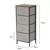Armário de armazenamento doméstico transfronteiriço, armário de armazenamento simples moderno de piso, cômoda estilo gaveta de grande capacidade, mesa de cabeceira de quarto