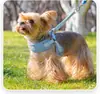 Coleira para animal de estimação nova transfronteiriça alça para cachorro pequeno corda de cachorro alça peitoral atacado Corda de passeio respirável corda de cachorro