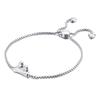 Suprimento de fábrica joias moda europeia e americana temperamento design ins pulseira de aço inoxidável 26 letras do alfabeto feminino