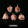 Acessórios de Joias de Cristal de Morango Natural, Pingente Pequeno Tendência Feminino de Raposa e Pixiu, Acessórios de Pulseira Criativos Feitos à Mão DIY