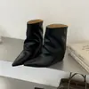 2026 Botines Vaqueros de Punta Francesa Nuevos para Mujer