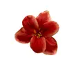 Cabezas de Flor de Lirio Simuladas de Doble Pétalo de Colores Kit de Materiales para Accesorios de Cabello DIY Pasador de Flor Artificial Accesorios Kit de Materiales Pared de Flores de Boda Pequeños Adornos