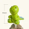 Decoración de pastel arcilla blanda dinosaurio 2022 nuevo tridimensional Inserto lindo dinosaurio animal pequeño muñeco de pastel enchufe