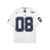 Camiseta Regata de Malha V-Neck Estilo Retrô Americano com Manga Curta para Homens e Mulheres, Novo Estilo Verão 2026, Top Versátil Casual Soltinho