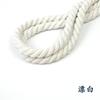 Cuerda de algodón de tres hebras de 12 mm de color, trenzada a mano, gruesa, para atar, accesorios de hilo de algodón.