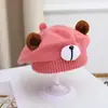 Chapéu de Bebê Primavera e Outono Chapéu de Tricô Fino Boina Infantil Fofo Super Adorável Unissex Versátil Chapéu de Pintor Moderno