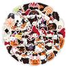 63 nuevas y lindas pegatinas de Sanrio para Halloween, divertidas pegatinas de papel para sellar cajas de regalo, pegatinas decorativas