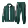 Moda de Primavera y Otoño Sudadera Cardigan de Cuello Alto Pantalones Ropa de Pareja Venta Caliente de Comercio Exterior Trajes Deportivos y Casuales para Hombre