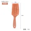 Amazon Venta Caliente Transfronteriza Nuevo Peine de Masaje Esponjoso Hueco Superior Craneal Nuevo Peine Portátil Grande Curvado de Rebote Estilo Pop