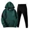 Conjunto de ropa para hombre para comercio transfronterizo, sudadera con capucha deportiva, sudadera con capucha de forro polar versátil y de moda para hombre