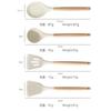 Colher de sopa de silicone espátula antiaderente espátula de silicone resistente a altas temperaturas utensílios de cozinha de silicone de grau alimentício doméstico em estoque atacado