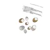 Aretes de textura hueca de puntos y líneas, diseño de nicho, lujo ligero, sensación de alta gama, accesorio elegante y con estilo para mujer, adecuado para regalar