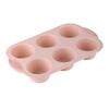 Molde de Silicona al por Mayor 6 Cavidades Redondas Consecutivas Molde de Silicona para Pastel DIY Resistente a Altas Temperaturas Herramientas de Cocina para Hornear