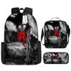 Fuente de Amazon Transfronteriza mochila de una pieza One Piece Mochila Escolar Estudiante Mochila de Luffy Bolso de Hombro Estuche para Lápices