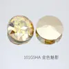 Colar de Joias Dongzhou Cristal Pedra Redonda Flor Pontiaguda Costas Pontiagudas Strass Inlaid com Diamantes Acessórios DIY Strass de Vidro Customização