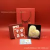 Amor no Dia dos Namorados Chinês Peça de Ouro em Forma de Coração 52mg Ouro Puro 999 Presente de Dia dos Namorados Chinês Ouro Casca d'Água Atacado