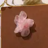 Estilo Coreano Nube Brillante Gasa Flor de Cinco Pétalos Lazo para el Cabello Pasador Accesorios DIY Ropa Bolsa Zapato Flor Accesorios para el Cabello Materiales