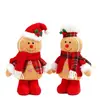 Decoraciones Navideñas Mingguan Hombre de Jengibre Sombrero de Chef Figura Adornos Regalos Festivos Decoraciones de Mesa para Fiesta En Stock