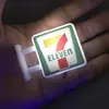 711 Caja de Luz Magnética para Tienda de Conveniencia Imán para Refrigerador Tablero de Exhibición Creativo Familia Rosen Mini Juguetes Adornos