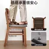 Sillas de Comedor Seleccionadas Cuidadosamente para Uso Doméstico, Nuevas Sillas Minimalistas Modernas de Madera Maciza Pura con Respaldo, Mesas y Sillas de Comedor de Madera para Restaurantes