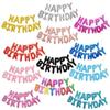 Hermoso globo de feliz cumpleaños de imitación de 16 pulgadas, traje de feliz cumpleaños, paquete de carta de película de aluminio colgante
