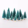 Mini Árvore de Natal Transfronteiriça Sisal Seda Quatro Cores Pequena Árvore de Natal Enfeites de Mesa em Várias Especificações para Seleção em Estoque Atacado