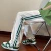 Pantalones Retro Estilo Americano para Hombre Verano Sueltos Rectos Laterales a Cuadros Rayados Deportivos Marca Trendy High Street Casual