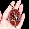 2072-45~60mm Rodaja de Ágata Árbol de la Vida Envuelto en Alambre Colgante Accesorio DIY Colgante de Rodaja de Ágata Transfronterizo