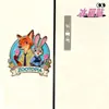 Nuevos Imanes de Nevera Temáticos de Zootopia de Acrílico Magnéticos de Dibujos Animados Decoración de Hielo de Alto Valor Modernos Creativos