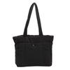 Bolsa de plumas rombo outono e inverno nova grande capacidade Bolsa tote de alto padrão espaço para classe feminina bolsa de ombro de algodão bolsa para computador
