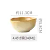 Vajilla de Cerámica Gruesa Estilo Retro Resistente a Altas Temperaturas para Uso Doméstico: Platos, Tazones de Arroz, Tazones para Sopa, Vasos para Agua, Platos Planos de Cerámica Esmaltada con Forma Irregular, Presentación Creativa