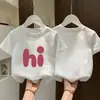 Algodón 100% Verano Nueva Ropa para Niñas 2026 Niños Bebé Dibujos Animados Versátil Camiseta de Manga Corta para Niña Top