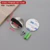 Batente de porta de aço inoxidável 304 com topo de tartaruga, sem furos, batente de porta magnético, batente de porta superior anticolisão, batente de porta semicircular