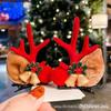 Nova Presilha de Chifre de Veado para Cabelo de Natal Infantil Fofa Pinha Headwear Clip Celebrante Cibernético Presilha de Veado de Natal Acessórios de Cabelo