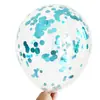 Globo de Lentejuelas al por Mayor 12 pulgadas Látex Transparente Confeti de Lentejuelas de Colores Decoración de Globos para Bodas Cumpleaños Fiestas Utilería