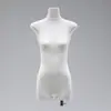 Loja de roupas modelo magra de seios pequenos adereço expositor de roupas femininas suporte de exibição ornamento de pendurar de peito plano manequim de torso de mão cabide de roupas
