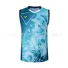 Roupas de Badminton de Alta Qualidade para Homens e Mulheres, Manga Curta Esportiva de Secagem Rápida, Uniforme de Competição Infantil, Uniforme de Equipe de Treinamento, Compra em Atacado Disponível com Impressão Personalizada